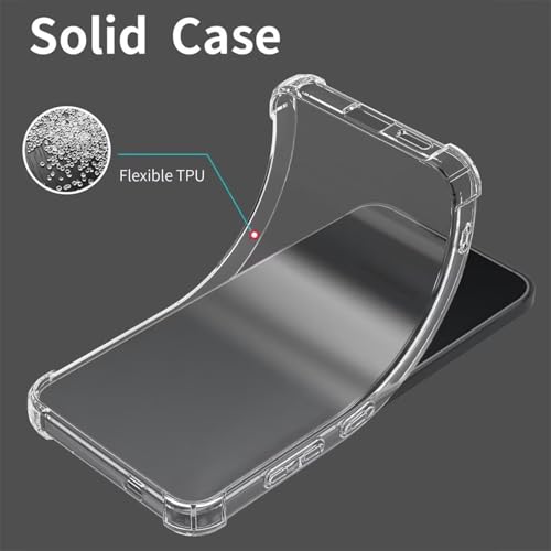 Image of BOXXO Flexible Back Cover for Samsung Galaxy A03 Core | Back Cover Transparent Clear Shockproof Case Four Corner Protection | Slim Protective Mobile Phone Cover for Samsung Galaxy A03 Core