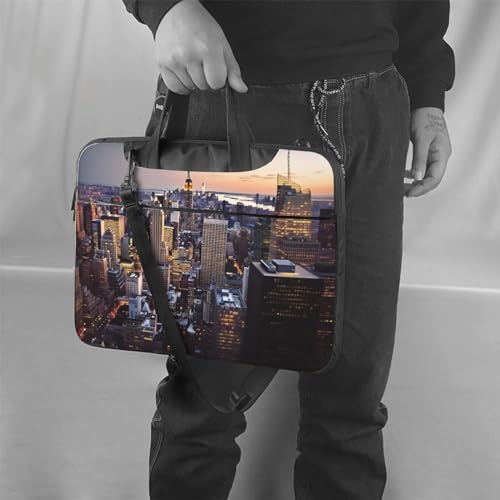 Maletín portátil unisex negro de 15.6 pulgadas miniatura 6