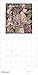 Wall Calendar 2026, Arts & Crafts Block Prints by William S. Rice, 12 Months, Large Grid Design Featuring 12 Artworks