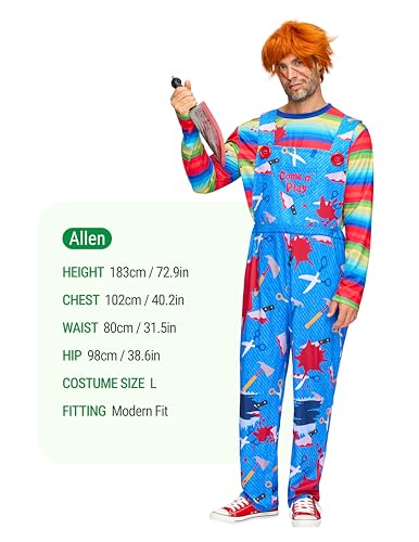 Spooktacular Creations Men Killer Doll Costume thumb #3
