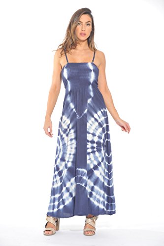 Image of Riviera Sun Maxi Summer Dress for Women Long Sundress with Removable Straps