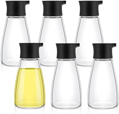 12-Piece Soy Sauce Dispenser Set - Small Glass Bottles With Leakproof Lids For Oil, Vinegar & Seasonings