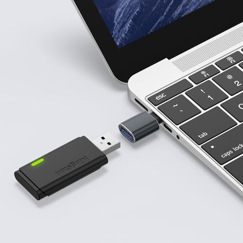 Image of Tobfit USB-C to USB 3.0 Adapter, 2 Pack Aluminum Type C Male to USB 3.0 Female Adaptor Thunderbolt 4 /3 OTG Converter Compatible with iPhone15 /16, MacBook Pro /Air22 /23, iPad Pro /Mini & More