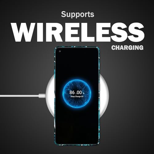 Coque OnePlus 8 Pro rigide fine anti-rayures bleu sarcelle