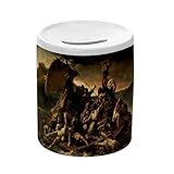 FORMAT STANDARD : Avec une hauteur de 9,3 cm et un diamètre de 8,4 cm (format proche d'un mug classique), elle offre une belle contenance pour accumuler pièces de monnaie et billets sans prendre trop de place.