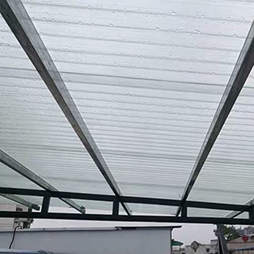 Couverture en plastique imperméable transparente pour rénovation de toit