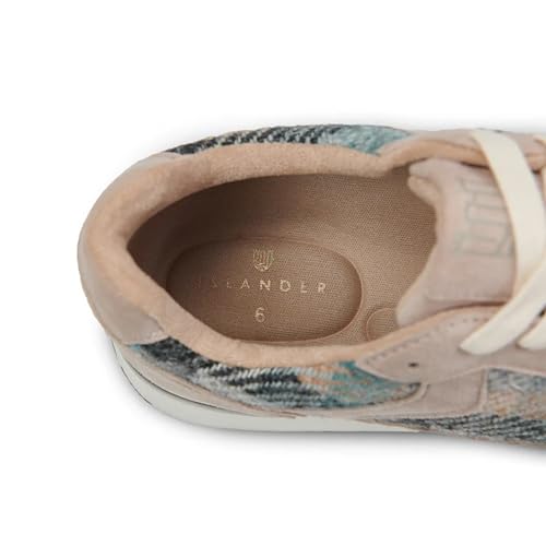 Islander The Rosie Sneakers for Women, Suede & Harris Tweed3
