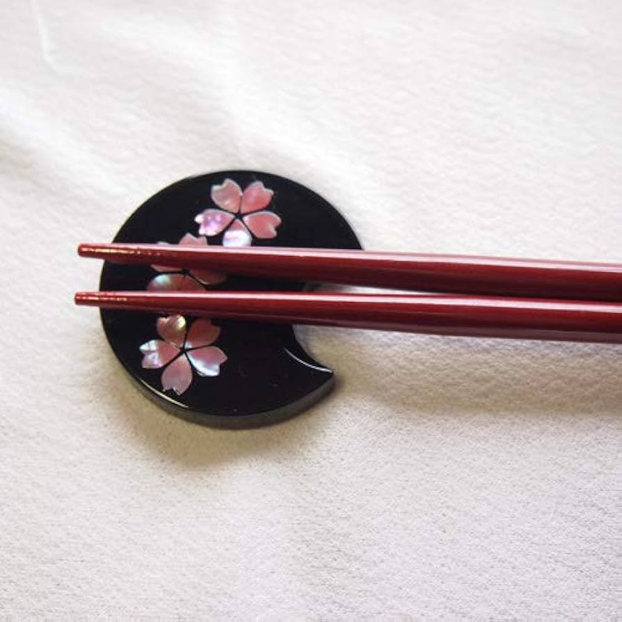 Amazon | 2点セット 箸置き 螺鈿装飾 伝統工芸 高岡漆器 日本製
