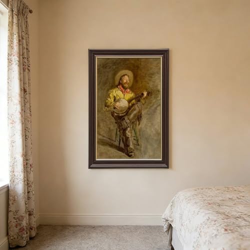 Art mural de qualité musée Thomas Eakins impression figurative sur toile avec cadre - 3