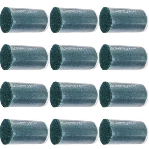 Image of Yglnden 12 Rolls Latch Hook Kit Colorful Yarn Bundles Cut Rug DIY Latch Hook Yarn for Handmake Craft Sewing Knitting for Adults (Green #32)