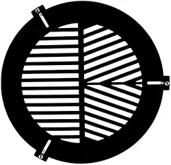 SOLOMARK Máscara de foco Bahtinov para telescópios de 120 mm - adequada para telescópio de 118-153 mm de diâmetro