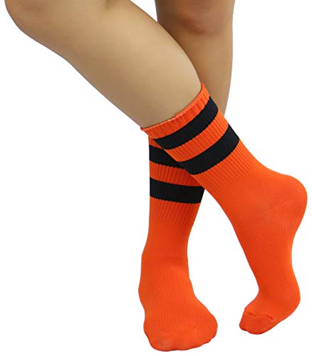 Image of ToBeInStyle Women's Acrylic Ankle Hi With Double Stripe Top Crew Fun Athletic Socks