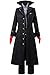Ya-cos Persona 5 Protagonist Joker Cosplay Costume Coat Suit Jacket Outfit Top Attire Dress Up Black