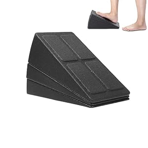 3 Pcs Estirador de Pantorrilla,Antideslizante Slant Board,Tablero Inclinado Cuñas para Yoga,para Extensores de Pantorrilla,Extensores de Planta,Fascitis de Planta y Tendinitis de Talón
