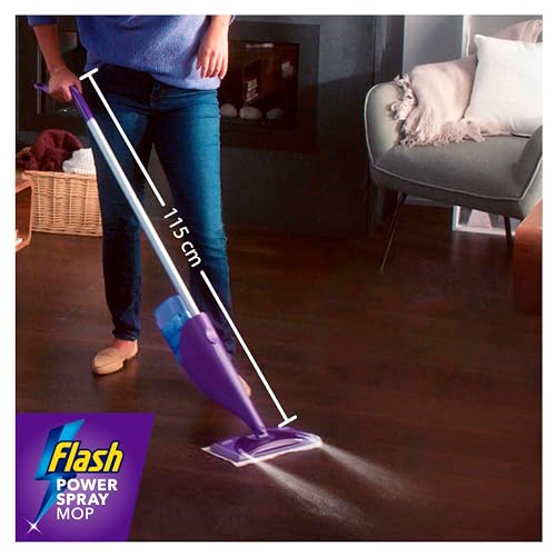 Flash Power Spray Mop Floor Cleaner Liquid Citrus 4x1.25L - Image 5