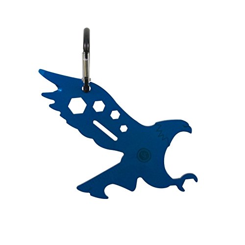 Image of UST Tool-a-Long Multi-Tool Carabiners with Durable, Compact Stainless Steel Construction for Hiking, Kayaking, Camping, Travel and Outdoor Survival