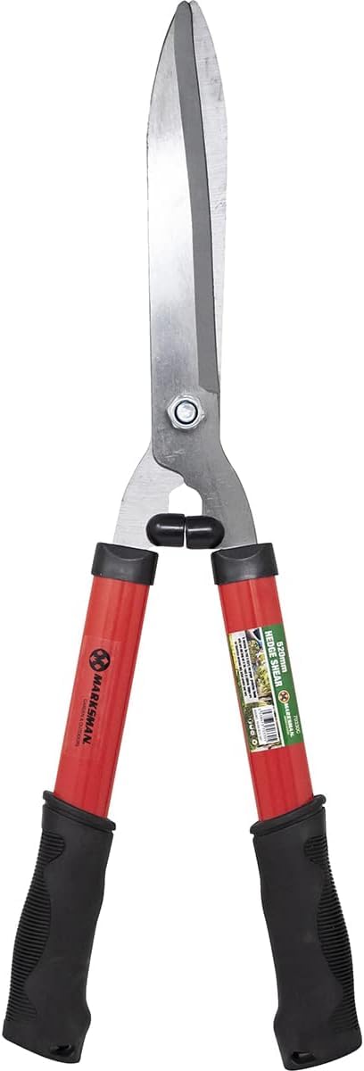 Homevibe Multi 20" Carbon Steel Hedge Shears - Razor Sharp, Rust Resistant Blades - Lightweight Garden Trimmer For Grass, Shrubs, Bushes - Anti-Slip Handles For Easy Cutting
