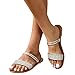 Damen Sommer Sandalen Sommer Slip-On Slipper Hausschuh Schlappen Flach Elegant Hausschuhe Pantoletten Flip Flop Bequem Strass Glitzer Peep Toe Freizeitschuhe Pantoffeln Latschen