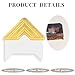 240 Pieces Photo Corners for Scrapbooking, Gold Photo Corner Stickers, Self-Adhesive Photo Mounting Corners for DIY Scrapbook Photo Album Diary, 10 Sheets