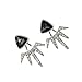 Women Lady Crystal Rhinestone Dangle Ear Stud Earrings by SUNSCSC