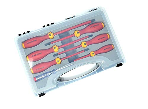 Mltools | Insulated Screwdriver Set | 1000V Insulated Magnetic Tip Screwdriver Set | Vs337 #TOP2