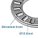 4 Sets NTA815+2TRA, Thrust Needle Roller Bearings with Two Washers, ID 1/2