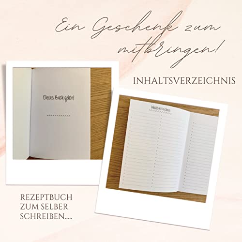 Kunterbuntspecht Receptenboek om zelf te schrijven, DIY My Lieblingsrecepten, kookboek, bakboek in praktisch formaat, softcover, A5, 14,8 x 21 cm - Afbeelding 5