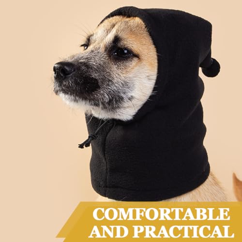 XURJUMI 2 Stück Hundemütze, Hundewarme Kopfbedeckungen, Winter Haustier Schal, Kostüm Hund, Hunde Geschenke, Hunde Warm Halten Zum Wandern und Camping