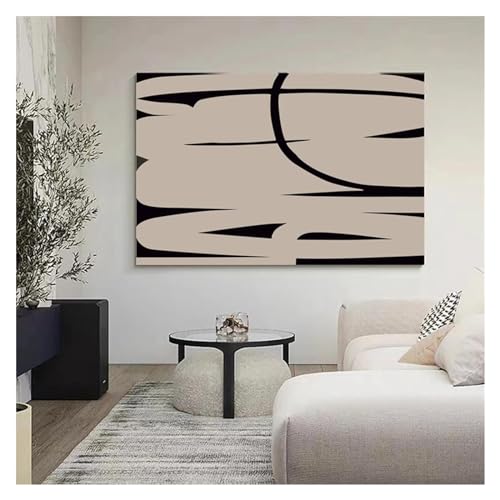 Tableau moderne lignes abstraites 40x50cm pour salon