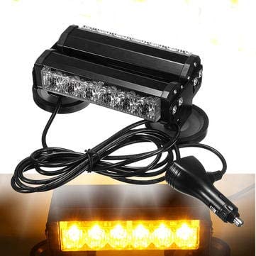 WorldCare Double Side Led Work Light Bar Beacon Light Warning Strobe Light 36W 12Led