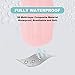 Cute Castle Baby Waterproof Crib Mattress Protector, 27x39 Inch (Pack of 2), Pink