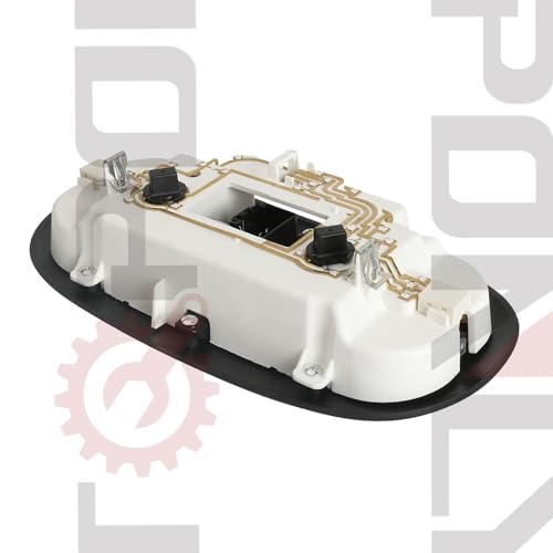 Image of Overhead Console LED Dome Map Light Lamp | for 08-10 Ford Super Duty Extended Cab /SuperCrew & 04-08 Ford F150 | Replaces 8C3Z-25519A70-AA 8C3Z25519A70AA Interior Cab Lights with Sunroof Switch (Black)
