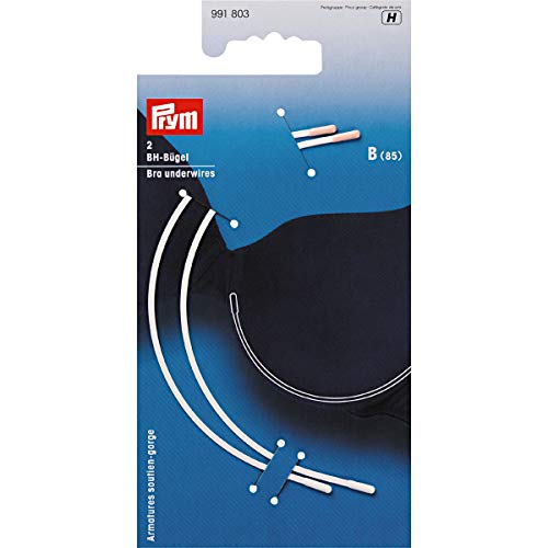 Prym Bra Underwire Size F (115) White Sujetador con Aros, Nailon, Blanco, Tamaño F (115 cm), Stück