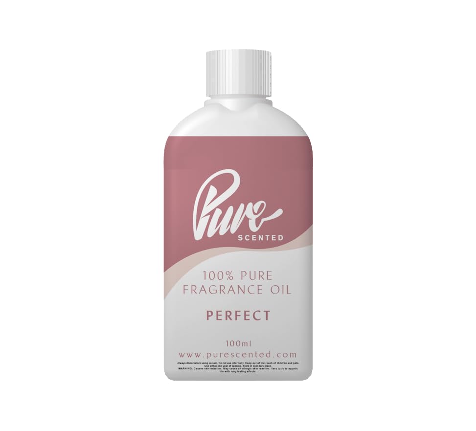 Pure Scented 100ml Fragrance Oil - Vegan & Cruelty-Free, for Candles, Soaps, Slime, Diffusers, Cosmetics, Wax Melts & DIY Crafts (1 x 100ml, Perfect) — image 1