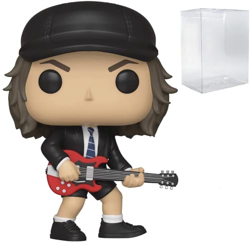 AC/DC - Angus Young Funko Pop! Vinyl Figure (Bundled with Compatible Pop Box Protector Case)