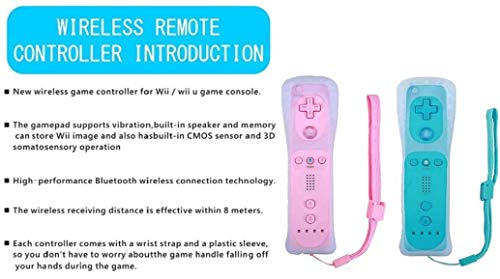 Zerostory FG02-20 2 Packs Wireless Controller And Nunchuck For Wii And Wii U Console, Gamepad thumb #4
