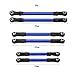 Amagogo 6X RC Pull Rod Steering Linkage Tie Rods, Sturdy Replacement Servo Link Rod for Slash Hoss 4x4 1:10 RC Parts, Blue