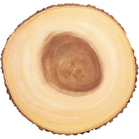Artesà Wooden Log Slice Serving Platter Cover