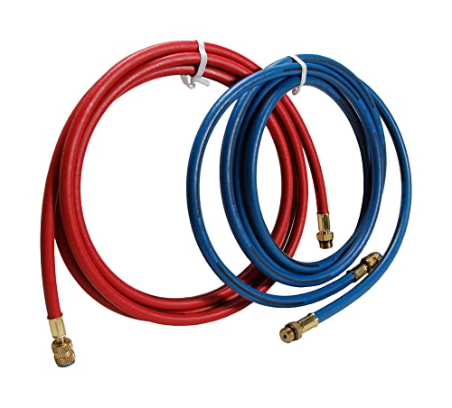 Robinair 34722 Replacement 9' Long Red and Blue R-134a Enviro-Guard Hose Set for 34788, 34288, and 34134Z RRR Machines by Robinair - Used condition - US$49.63