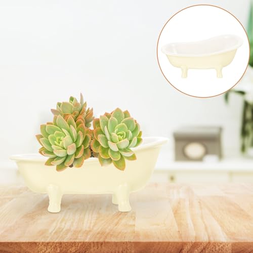 Pot à fleurs pour succulente et cactus, jardinière compacte de balcon - 7