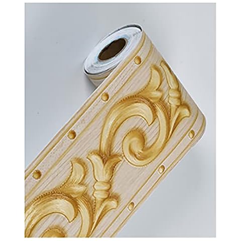 tooloflife Elegant Yellow Floral Wallpaper Border Cover