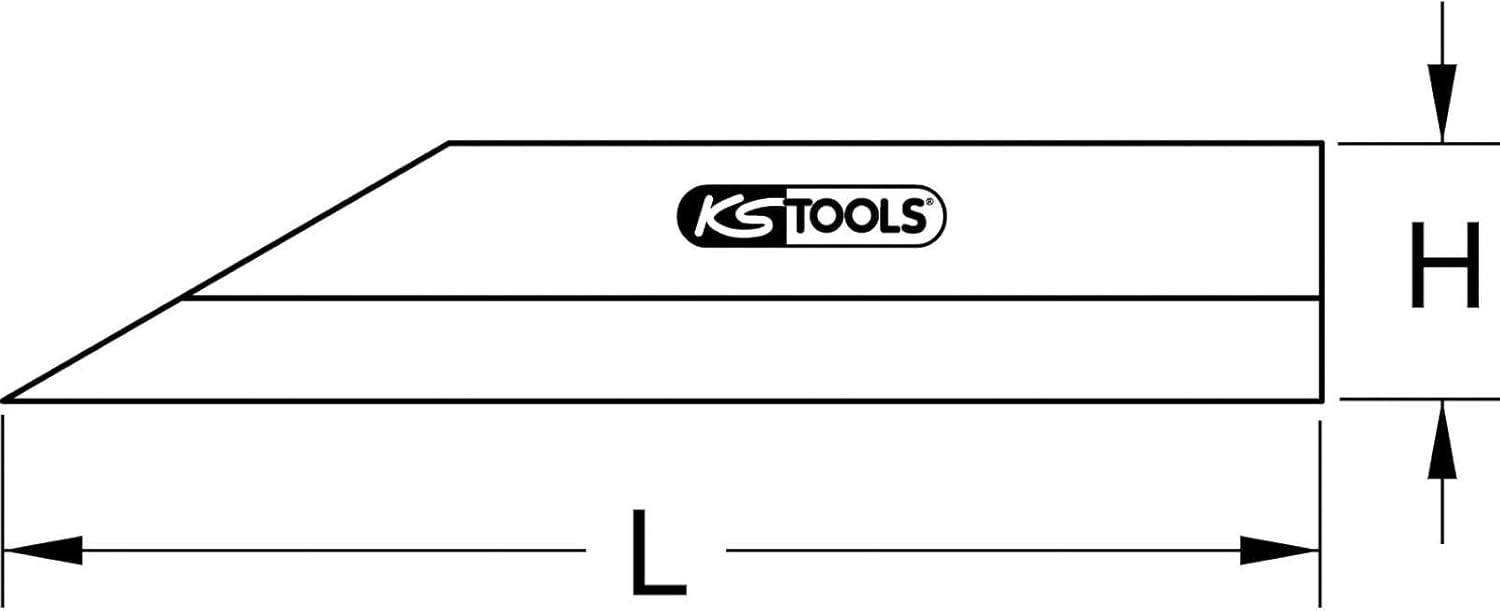 KS TOOLS Precision Straight Edge, 300mm