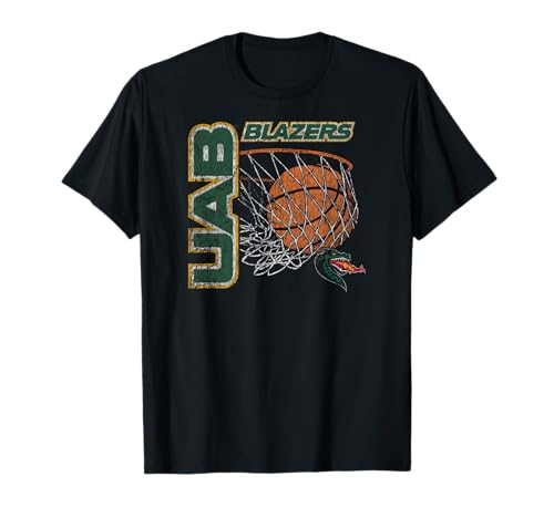 Alabama Birmingham Blazers Vintage Basketball 90's Black T-Shirt