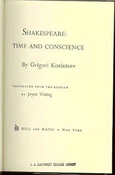 Hardcover Shakespeare: time and conscience, Book