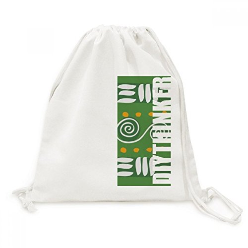 Toile drawstring backpack Mexique Totems sac à dos léger motifs anciens