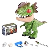 Streamzio Papelería De Dinosaurio 5 En 1, Dinosaurio Sacapuntas para Niños, Dinosaurio Animal Modelo Papelería...