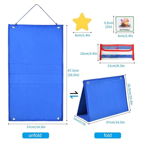 Almencla Cronograma visual para crianças, quadro de cronograma diário, materiais de aprendizagem, pl