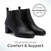 ABEO Plaza Chelsea Boots for Women | Fall Boots For Women | Water Resistant Leather | Built-In Orthotic Insole