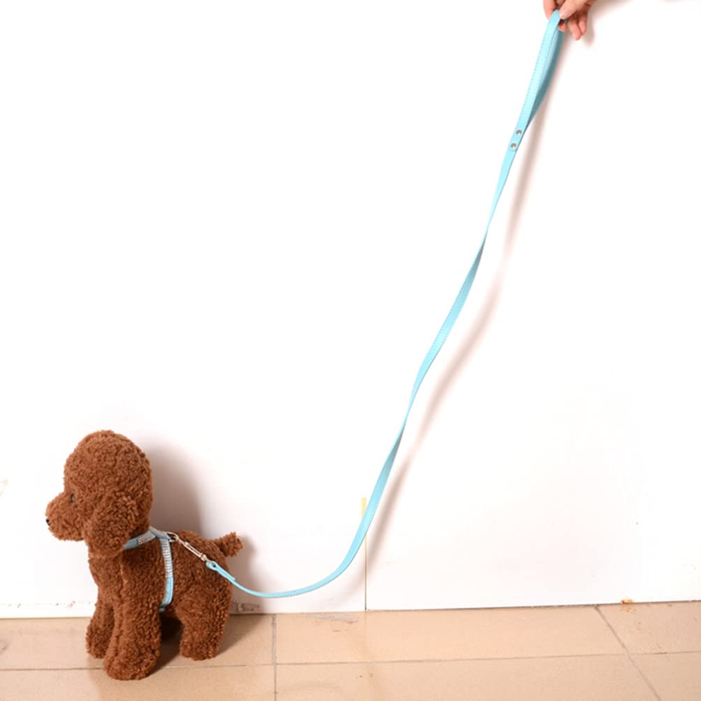 Balacoo Hundeleine Mit Strasssteinen – PU-Leder, 120 Cm, Glitzernd Für Kleine Hunde