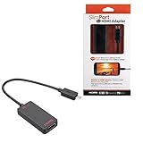 SlimPort Adapter for LG G3 LTE Smartphone! MyDP / Micro-USB to HDMI Adapter Connects Any MyDP Enabled Mobile Device and play content to any HDTV or HDMI Enabled device (Black)